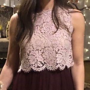 Jenny Yoo Cleo Lace Top